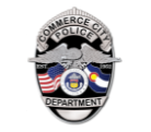 Commerce City Police Department Badge