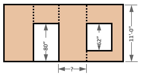 Continuous-Sheathing Panel Length example diagram