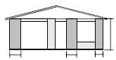 Continuous-sheathing wood structural panel diagram