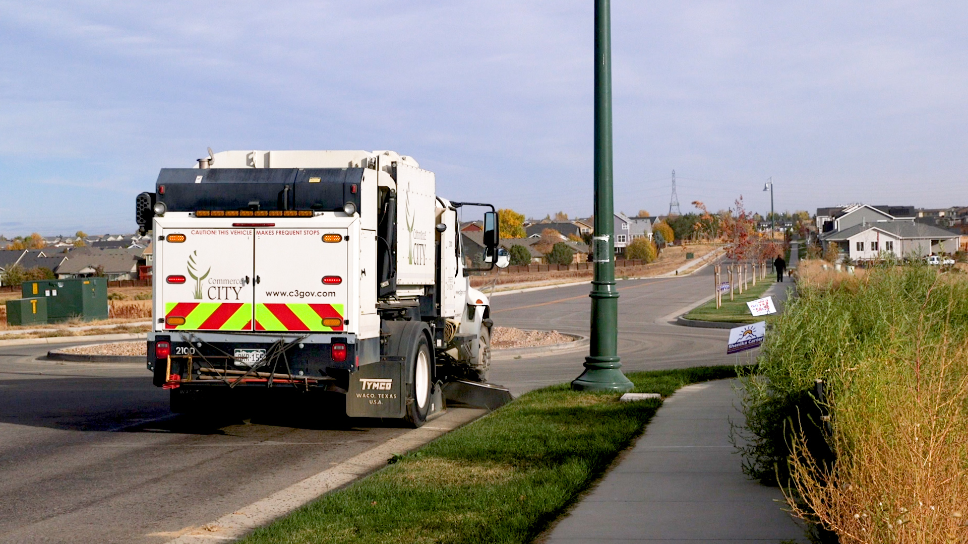 Street Sweeper Back View