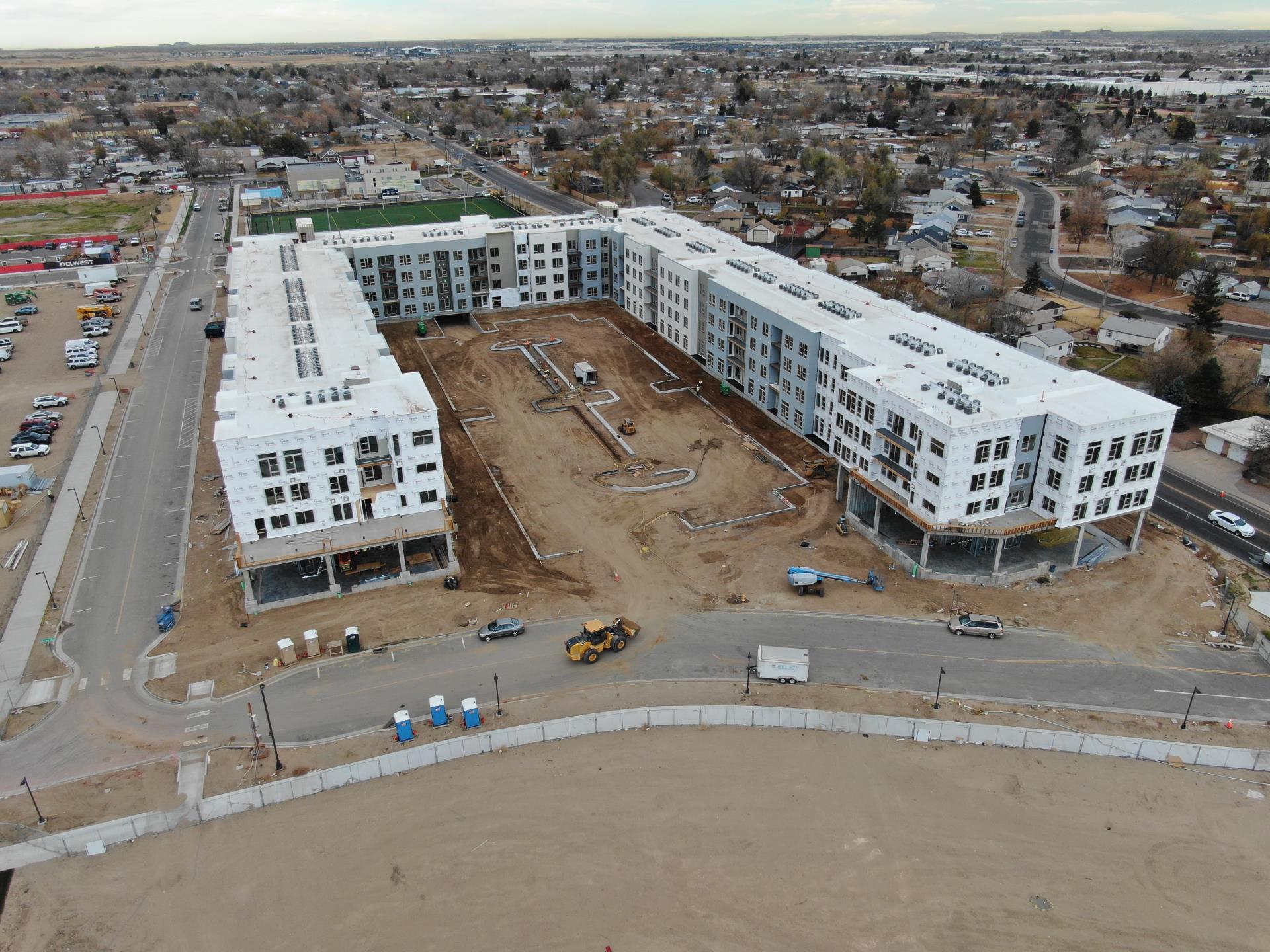 View of Landing facing East