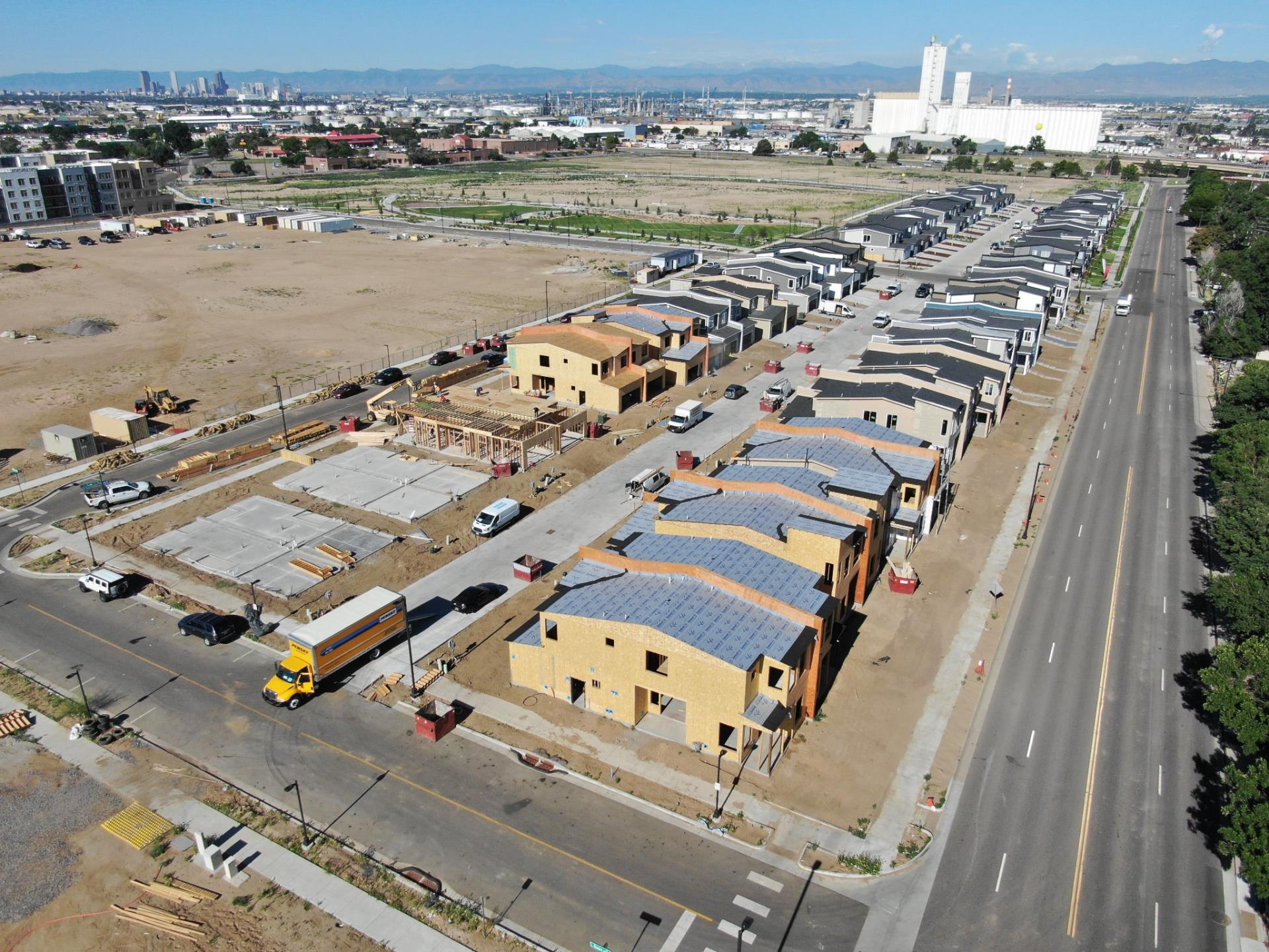 Arial Image of Mile High Greyhound Park Development