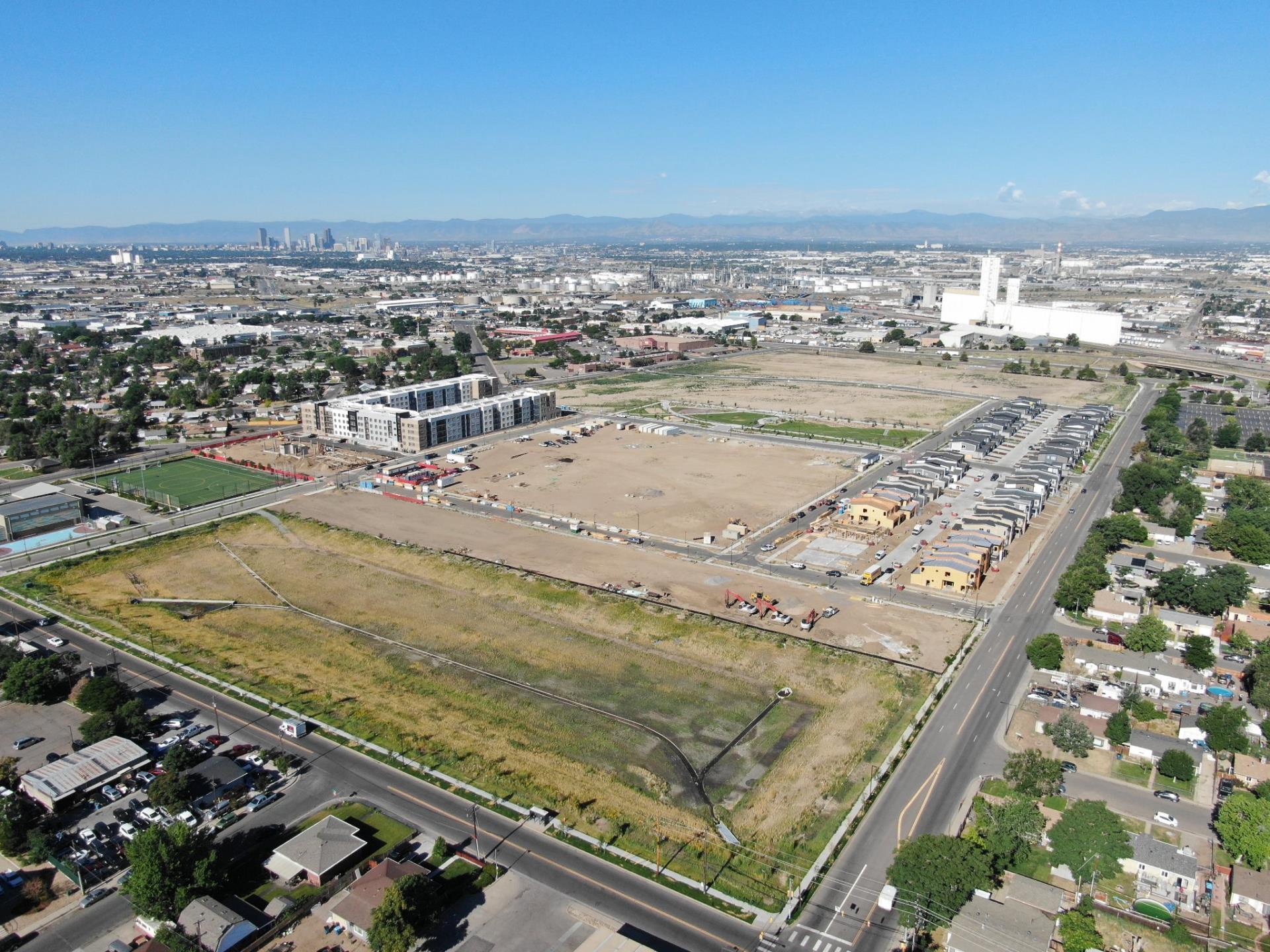 Arial Image of Mile High Greyhound Park Development