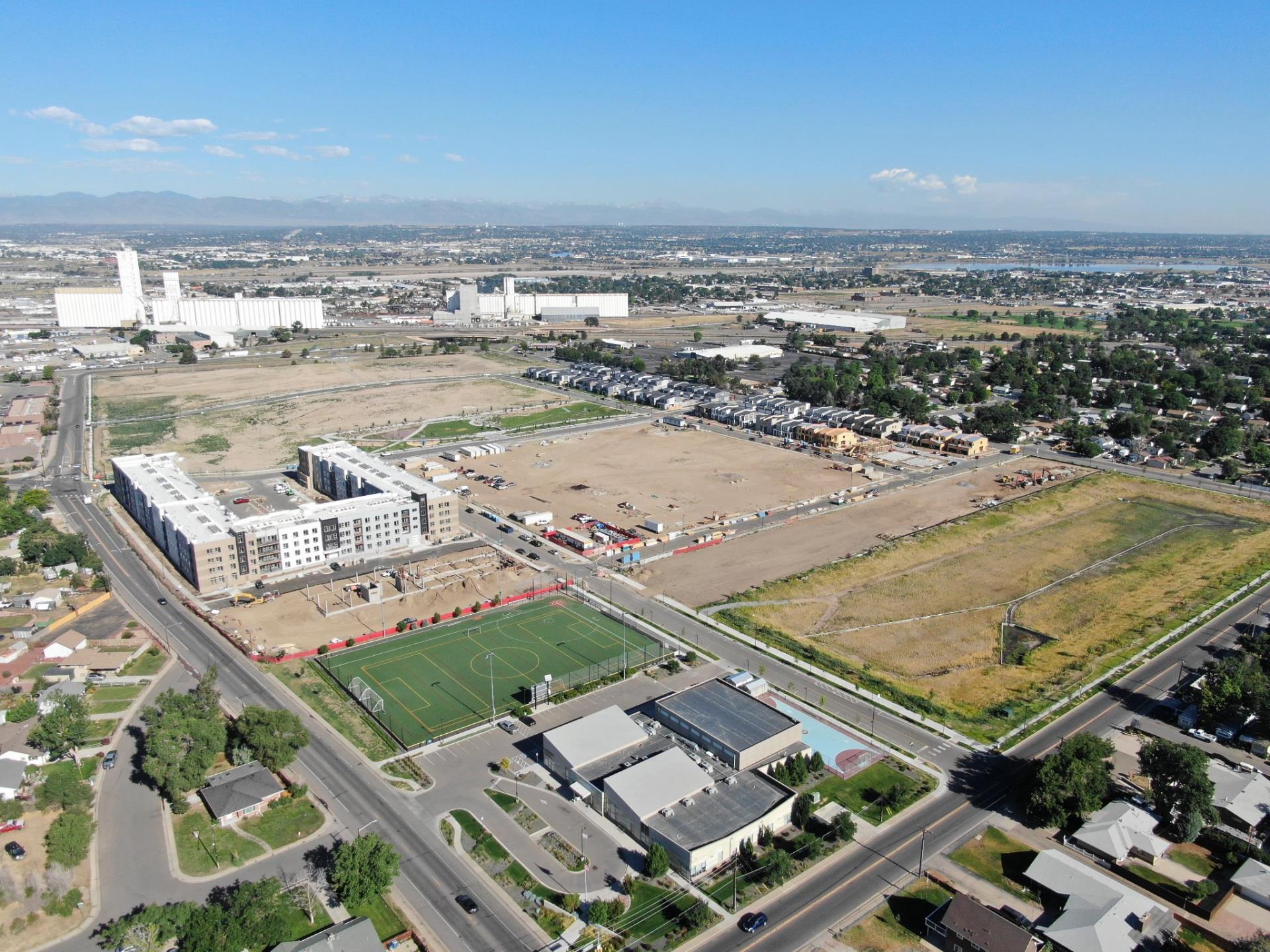 Arial Image of Mile High Greyhound Park Development