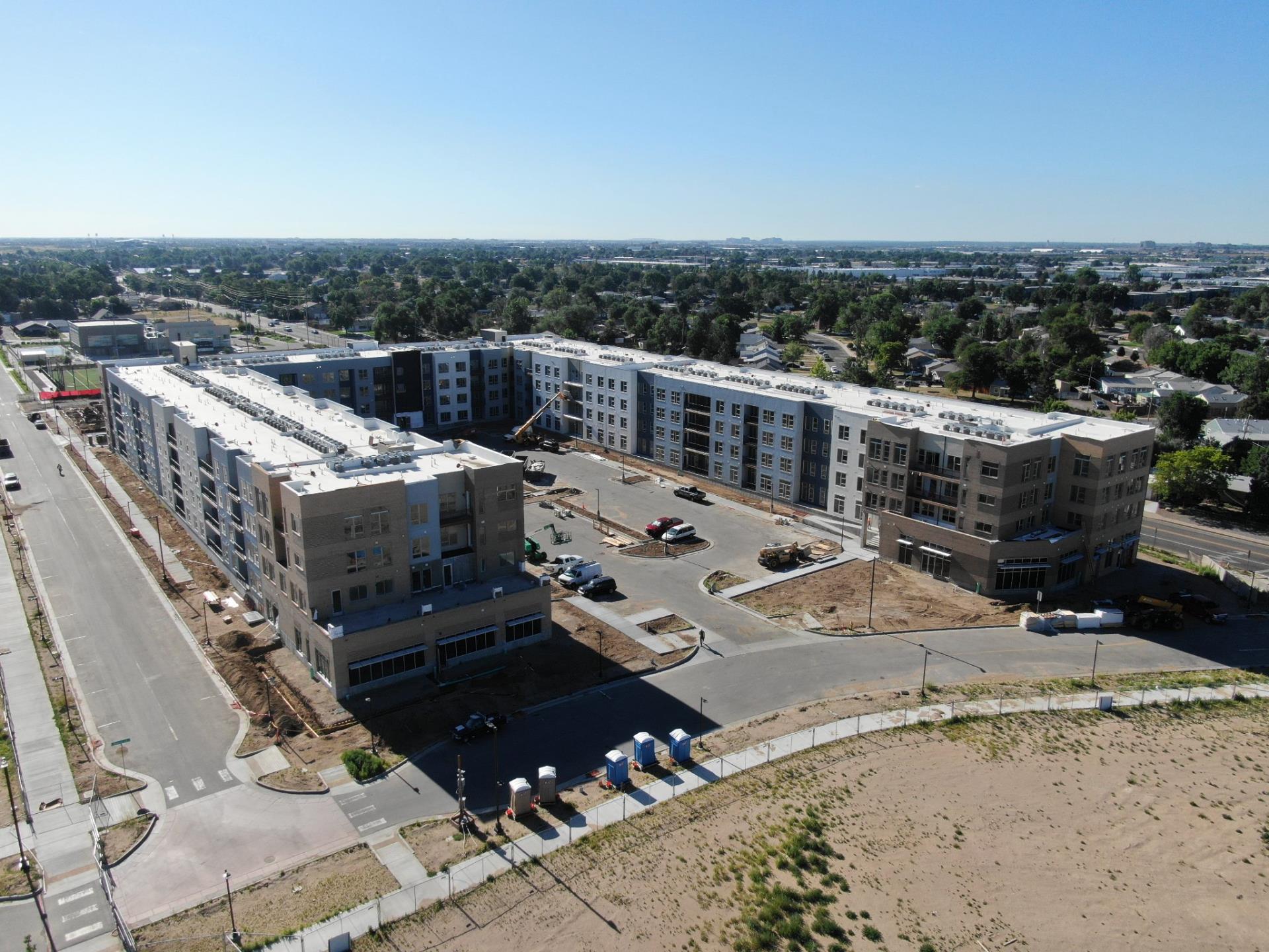 Arial Image of Mile High Greyhound Park Development