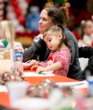 Cereal with Santa