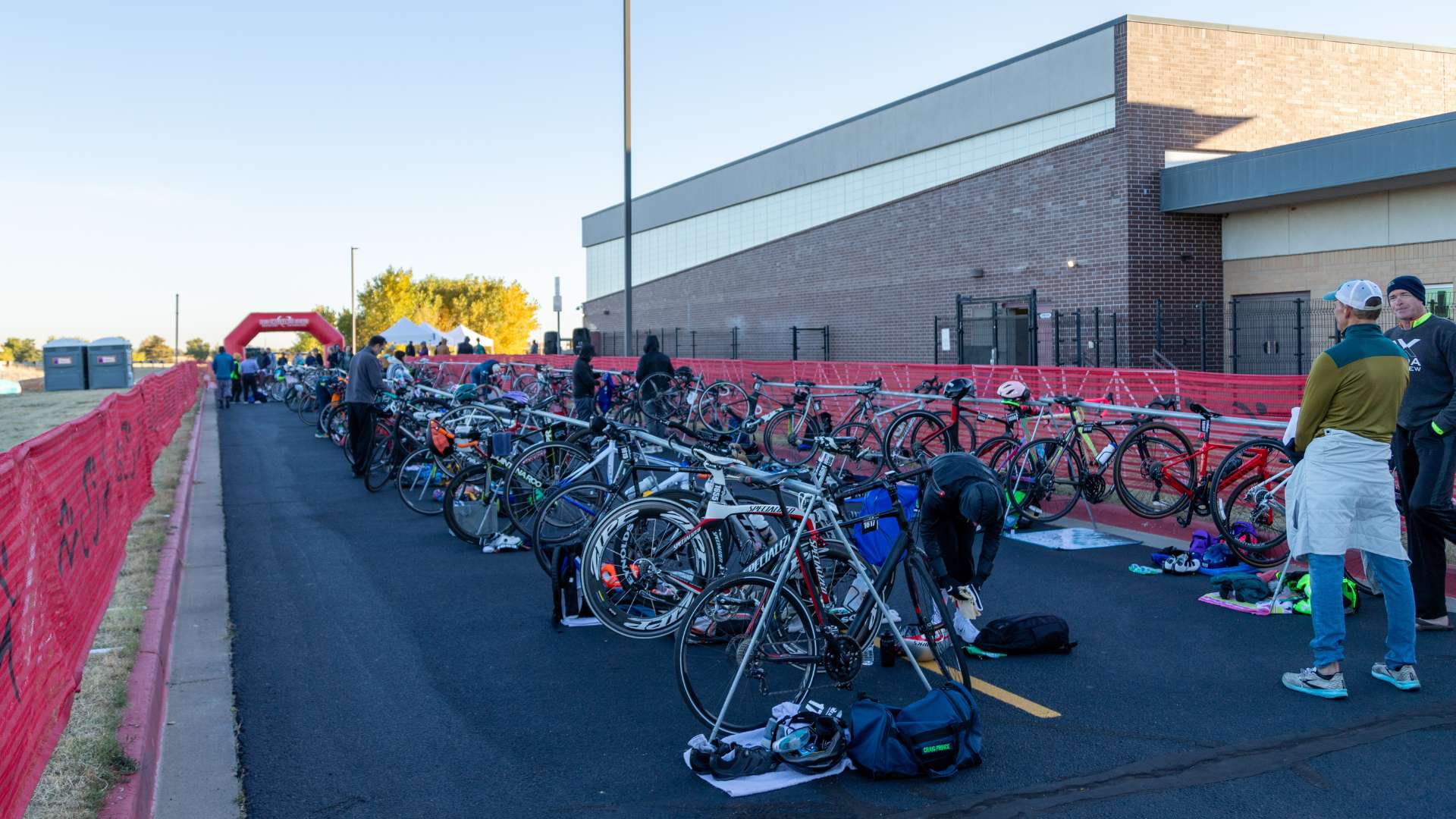 Photo of the Triathlon Bike area